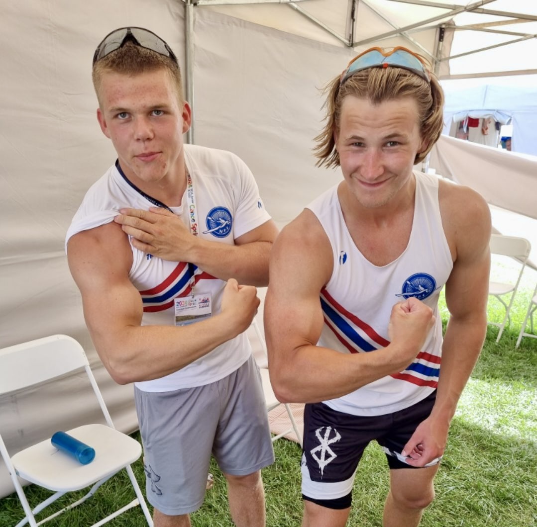 Arild og Lucas klar for A-finaler på 200 m: "VI GÅR FOR MEDALJE"